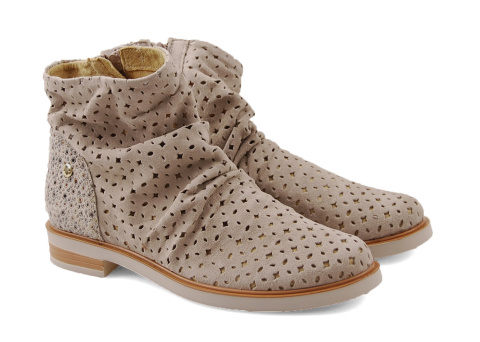 Maciejka 05922 beżowe skórzane botki Maciejka 05922 beżowe skórzane botki