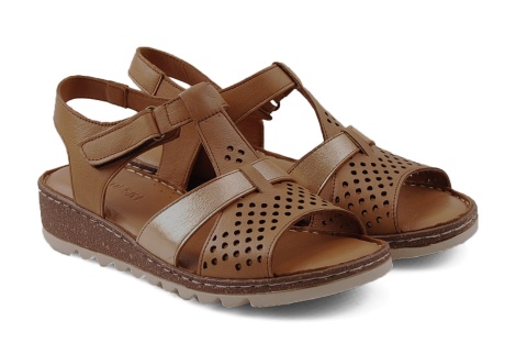 T.Sokolski IK025 brązowe skórzane sandały