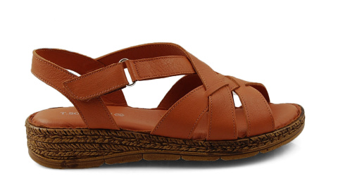 T.Sokolski L22-378 rude skórzane sandały T.Sokolski L22-378 rude skórzane sandały