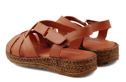T.Sokolski L22-378 rude skórzane sandały T.Sokolski L22-378 rude skórzane sandały