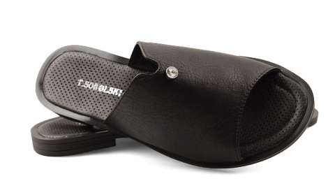 T.Sokolski L22-458 czarne skórzane klapki T.Sokolski L22-458 czarne skórzane klapki
