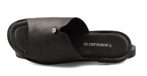 T.Sokolski L22-458 czarne skórzane klapki T.Sokolski L22-458 czarne skórzane klapki