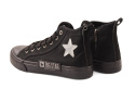 Big Star JJ274380 czarne wysokie trampki