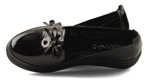 Boccato 195.510-1 czarne skórzane mokasyny