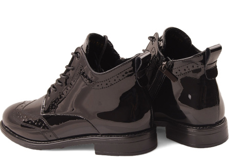 Filippo DBT4732 czarne skórzane botki