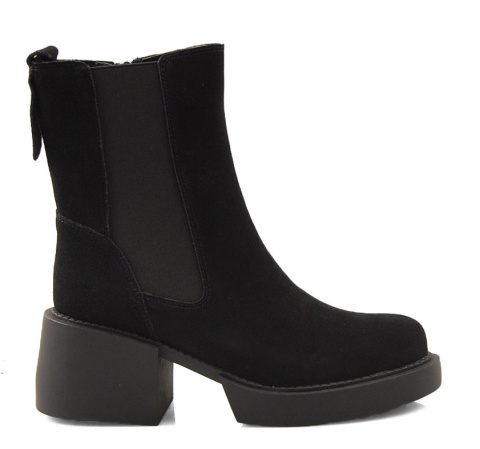 Filippo DBT4760 czarne skórzane botki Filippo DBT4760 czarne skórzane botki