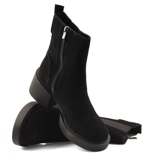Filippo DBT4760 czarne skórzane botki Filippo DBT4760 czarne skórzane botki