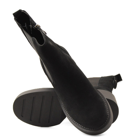 Filippo DBT4760 czarne skórzane botki Filippo DBT4760 czarne skórzane botki
