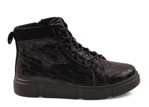 Filippo DBT4767 czarne skórzane botki Filippo DBT4767 czarne skórzane botki