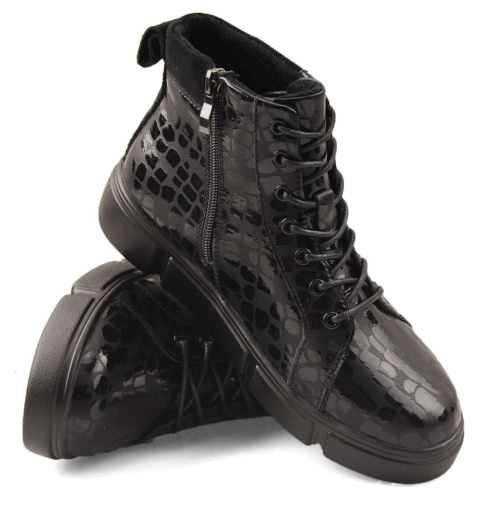 Filippo DBT4767 czarne skórzane botki Filippo DBT4767 czarne skórzane botki