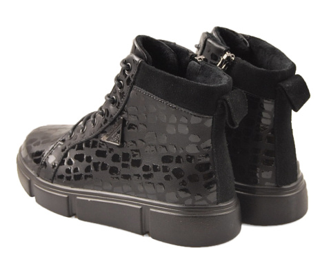 Filippo DBT4767 czarne skórzane botki Filippo DBT4767 czarne skórzane botki