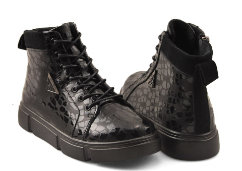 Filippo DBT4767 czarne skórzane botki Filippo DBT4767 czarne skórzane botki