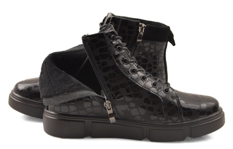 Filippo DBT4767 czarne skórzane botki Filippo DBT4767 czarne skórzane botki