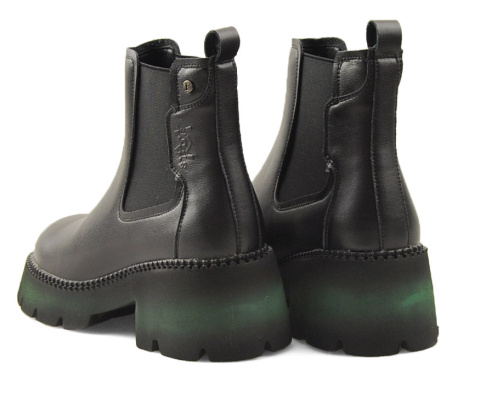 Filippo DBT4907 czarne skórzane botki