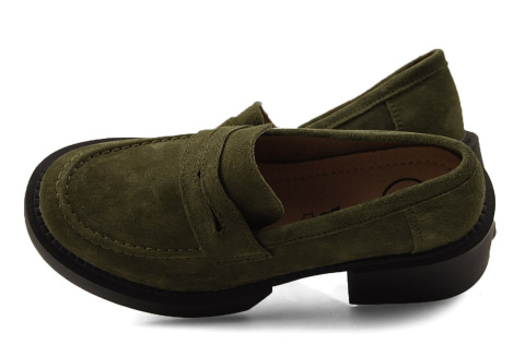 Filippo DP4685 zielone skórzane półbuty Filippo DP4685 zielone skórzane półbuty