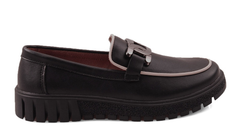 Filippo DP4728 czarne skórzane półbuty Filippo DP4728 czarne skórzane półbuty