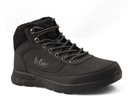 Lee Cooper LCJ-23-31-3048M czarne półbuty trekkingowe