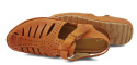 Maciejka 06060-18/00-5 pomarańczowe skórzane sandały