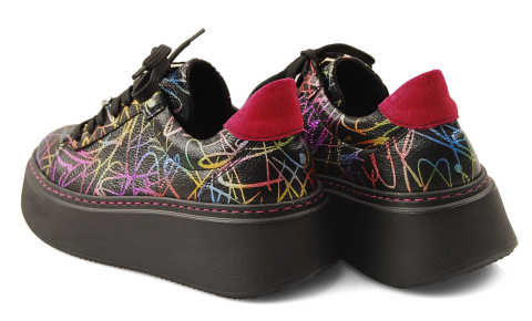 Maciejka 06191 kolorowe skórzane półbuty Maciejka 06191 kolorowe skórzane półbuty