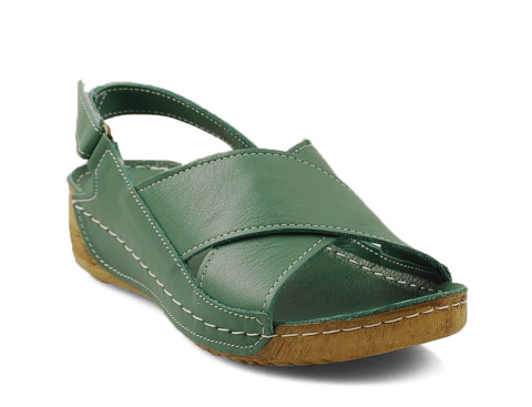 T.Sokolski L22-307 zielone skórzane sandały T.Sokolski L22-307 zielone skórzane sandały