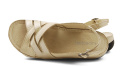 T.Sokolski L22-521 beżowe skórzane sandały