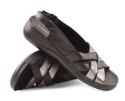 T.Sokolski L22-521 czarne skórzane sandały