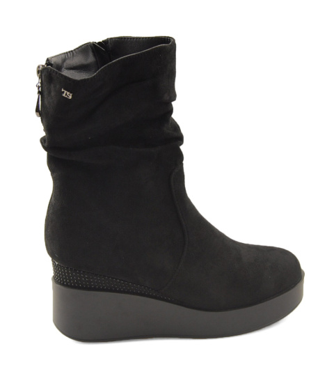 T.Sokolski Z23-370 czarne botki na platformie T.Sokolski Z23-370 czarne botki na platformie