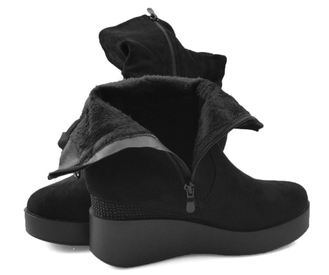 T.Sokolski Z23-370 czarne botki na platformie T.Sokolski Z23-370 czarne botki na platformie