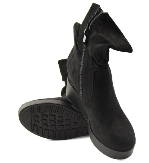 T.Sokolski Z23-370 czarne botki na platformie T.Sokolski Z23-370 czarne botki na platformie