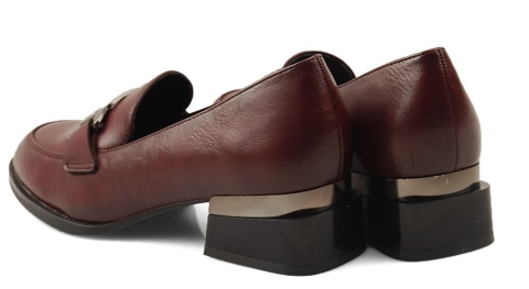 Vinceza 58162 bordowe półbuty