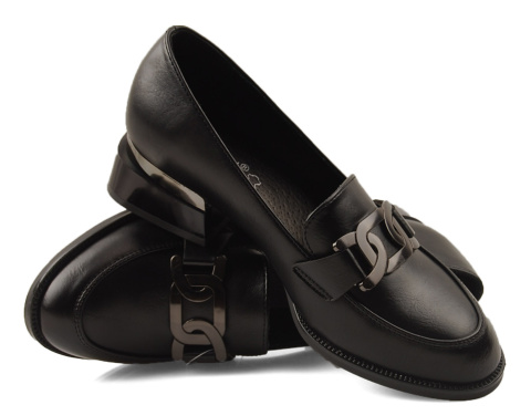 Vinceza 58162 czarne półbuty Vinceza 58162 czarne półbuty