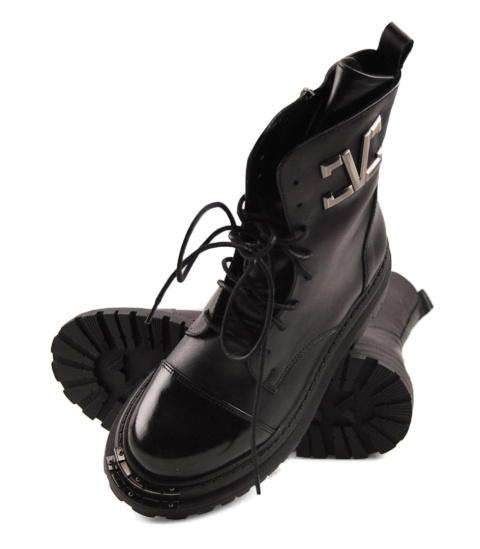 Contes 603 czarne skórzane trapery Contes 603 czarne skórzane trapery