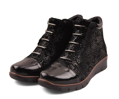 Filippo DBT3179/23 czarne skórzane botki Filippo DBT3179/23 czarne skórzane botki