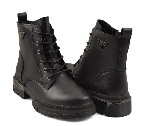 Filippo DBT4147 czarne skórzane botki Filippo DBT4147 czarne skórzane botki