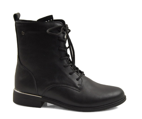 Filippo DBT4747 czarne skórzane botki Filippo DBT4747 czarne skórzane botki