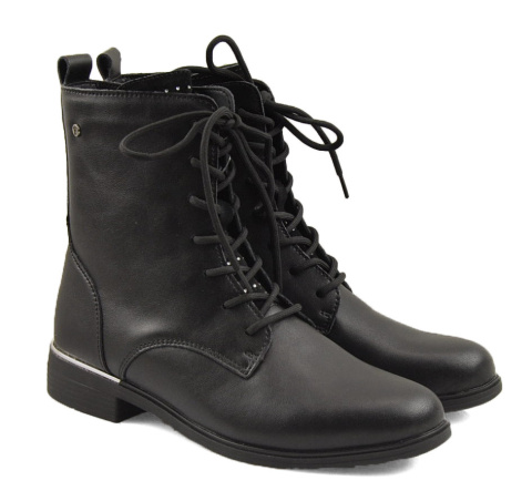 Filippo DBT4747 czarne skórzane botki Filippo DBT4747 czarne skórzane botki