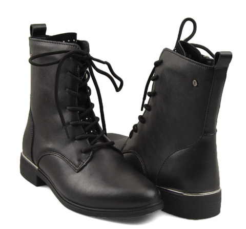 Filippo DBT4747 czarne skórzane botki Filippo DBT4747 czarne skórzane botki