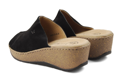 Filippo DK6251 czarne skórzane klapki Filippo DK6251 czarne skórzane klapki