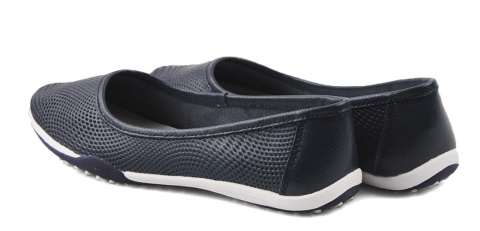 Filippo DP3681 granatowe skórzane baleriny Filippo DP3681 granatowe skórzane baleriny
