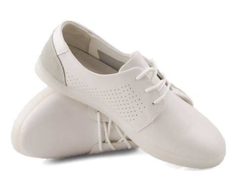 Filippo DP6014 białe skórzane półbuty Filippo DP6014 białe skórzane półbuty