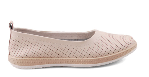 Filippo DP6023 bezowe skórzane baleriny