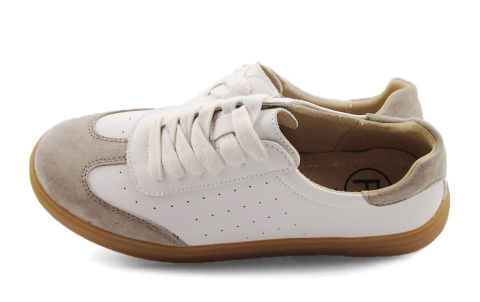 Filippo DP6128 biało-beżowe skórzane półbuty Filippo DP6128 biało-beżowe skórzane półbuty