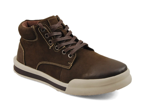 Lee Cooper LCJ-23-33-3013M skórzane brązowe półbuty