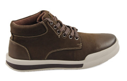 Lee Cooper LCJ-23-33-3013M skórzane brązowe półbuty