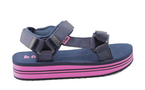 Lee Cooper LCW-24-05-2754L granatowe sportowe sandały Lee Cooper LCW-24-05-2754L granatowe sportowe sandały