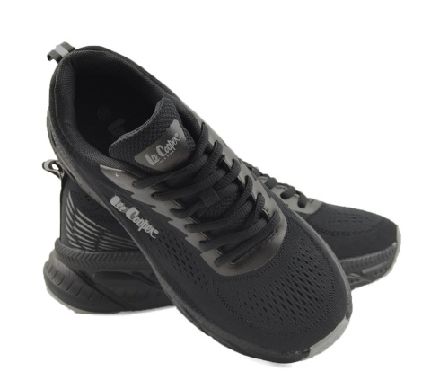 Lee Cooper LCW-24-32-2552L czarne półbuty sportowe