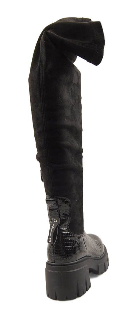 Maciejka 05260 czarne skórzane muszkieterki Maciejka 05260 czarne skórzane muszkieterki