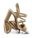 Marco Tozzi 2-28391-20 złote sandały