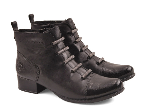 Rieker 78655-00 czarne botki