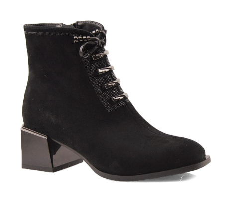 Epica JIJI30040 czarne skórzane botki Epica JIJI30040 czarne skórzane botki